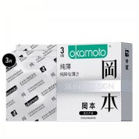 【避孕润滑】冈本纯极限超薄3只装（实物产品包装以主图为准）